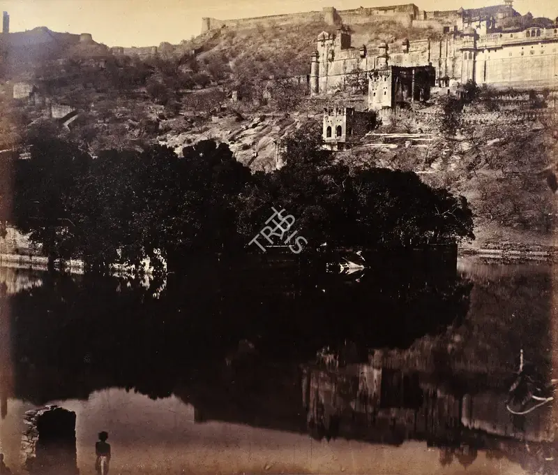 Eugene Clutterbuck Impey (Photographer), Amber - Part of the Palace and Citadel, Antiquarian Photograph