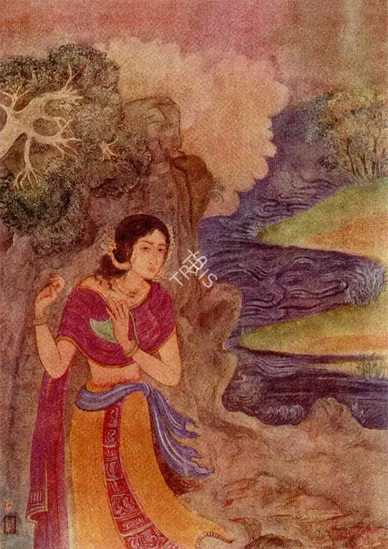 Pratima Tagore (Artist), Chitrangada, Painting