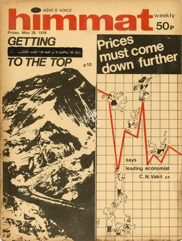 Rajmohan Gandhi (Chief Editor), Himmat, 1976, Magazine