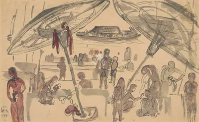 Mukherjee, B.B. (Artist). Untitled, 1943 | Painting, Ch.NeY/15.03.16, 2016 · Christie's