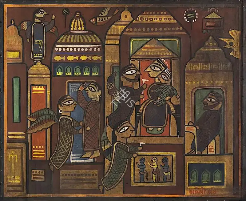 Jamini Roy (Artist), Untitled, 1949, Painting