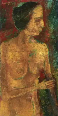 Padamsee, Akbar (Artist). Untitled (Nude), 1987 | Painting, AG.Onl/30.08.25, 2025 · Asta Guru