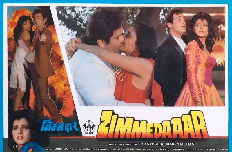 Santosh Kumar Chauhan (Producer), Zimmedaaar, 1990, Lobby Card