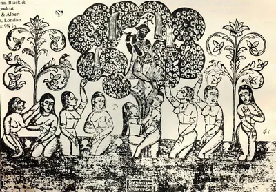 Unknown (Artist), Episode from The Life of Krishna, 1985, Graphic Art