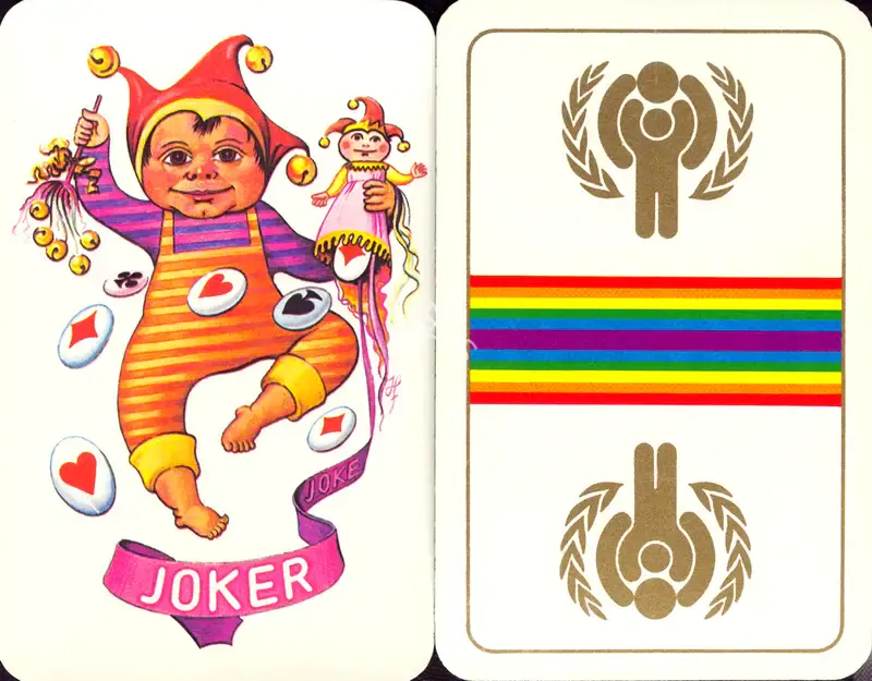 Year of the Child, 1977, Playing Cards