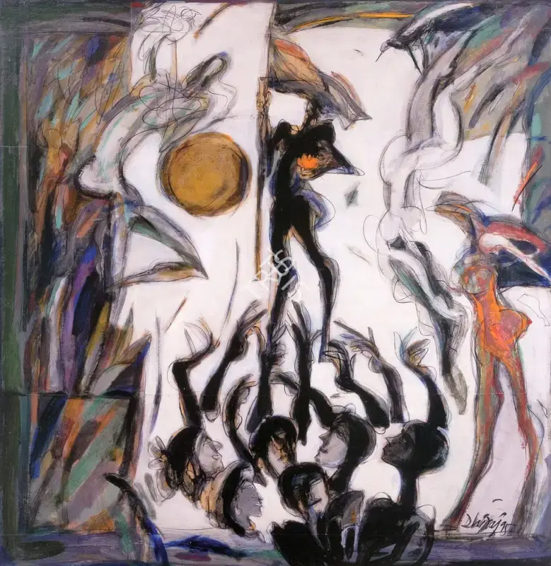Dhiraj Choudhury (Artist), Untitled, 1995, Painting