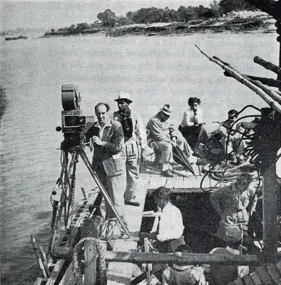 Unknown (Photographer). Renoir during the shooting of The River (1951). | Contemporary Photograph | CinemaEducation | 00724396