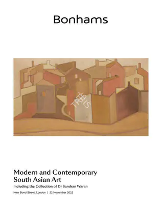 Bonhams (Auction House), Modern and Contemporary South Asian Art, 2022, Auction Catalogue