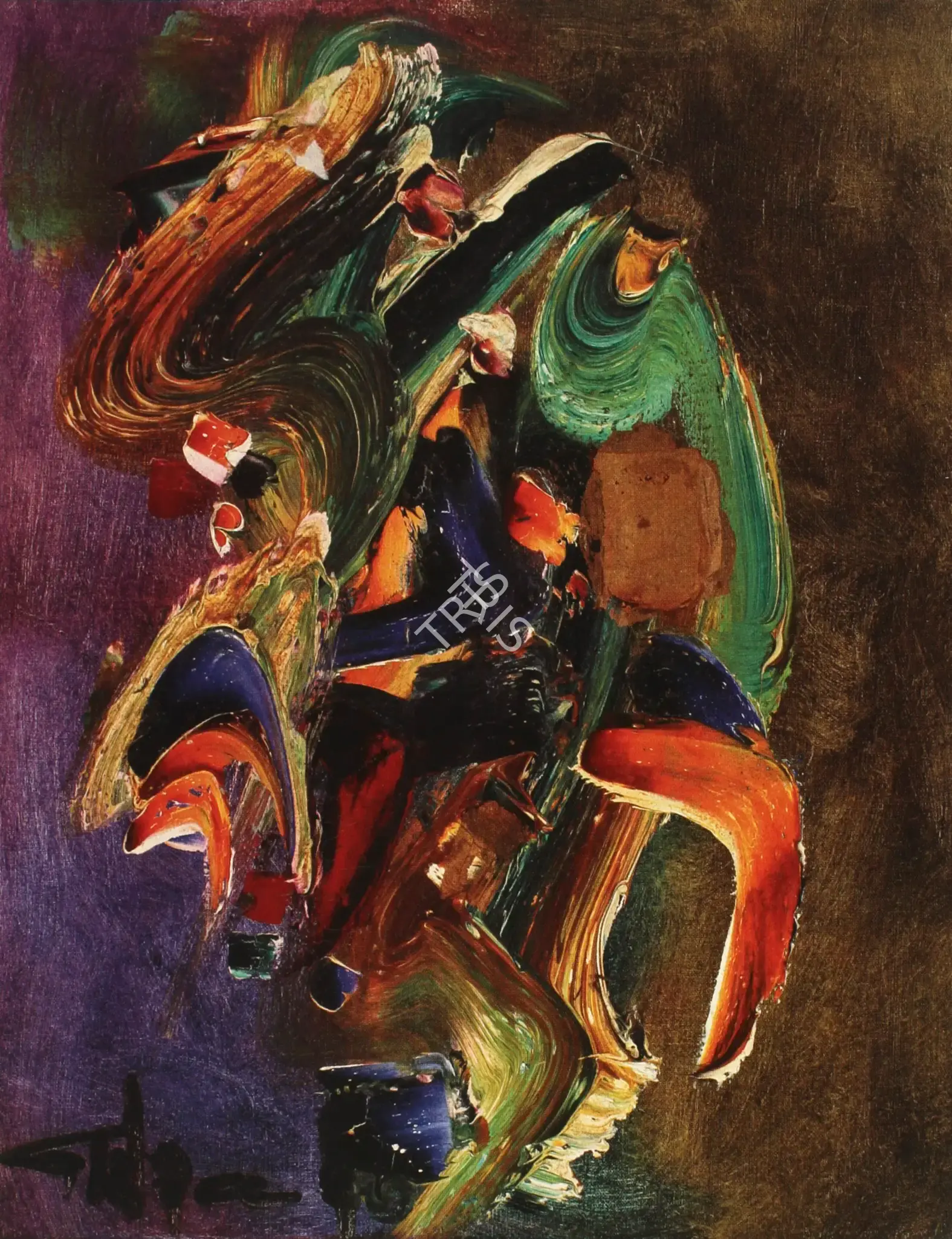 Ismail Gulgee (Artist), Untitled, 1990, Painting