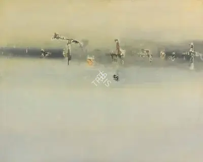 Gaitonde, V.S. (Artist). Painting No. 3, n.d. | Painting, So.NeY/19.03.14, 2014 · Sotheby's
