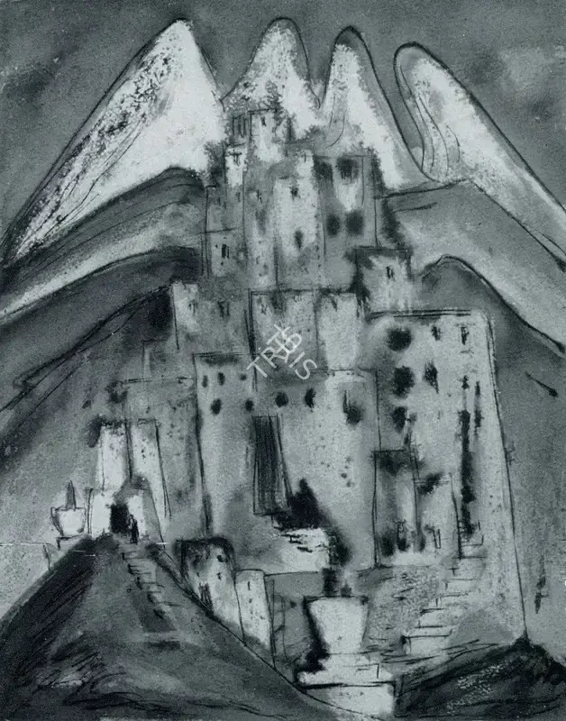 Kanwal Krishna (Artist), House of the Gods, Painting