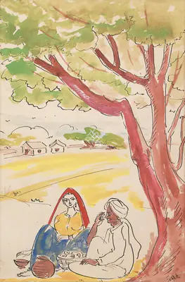Sailoz Mookherjea (Artist), Untitled, Painting