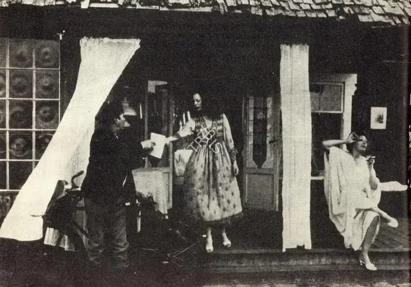 Sven Nykvist (Cinematographer), Nykvist, Sven (Cinematographer), Otto. The postman (Allan Edwal), Alexander's daughter. Marta (Filippa Frazen) and wife, Adelaide (Susan Fleetwood) | Photographic Still, Photographic Still