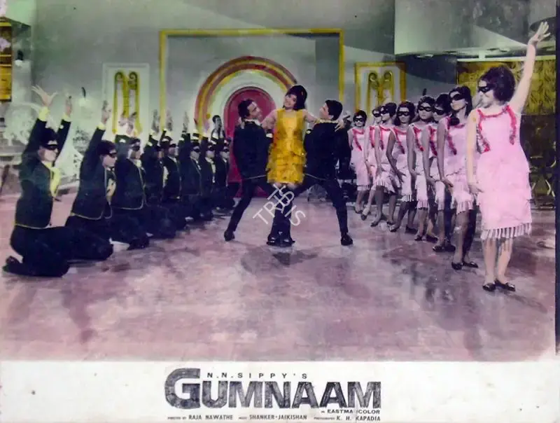 K.H. Kapadia (Cinematographer), Gumnaam, 1965, Lobby Card