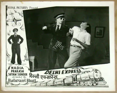 Balwant Bhatt (Director), Delhi Express, 1949, Lobby Card