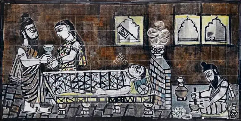 Badri Narayan (Artist), Untitled, 1961, Painting