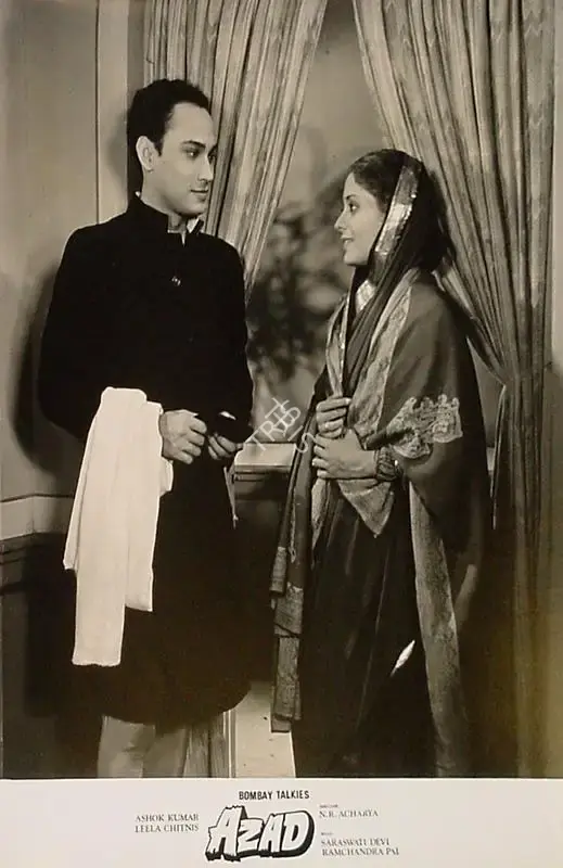 Himanshu Rai (Producer), Azad, 1940, Lobby Card