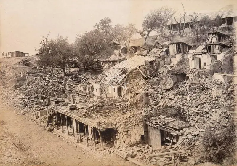 Unknown (Photographer), Kotwali after Earthquake, 1900, Antiquarian Photograph