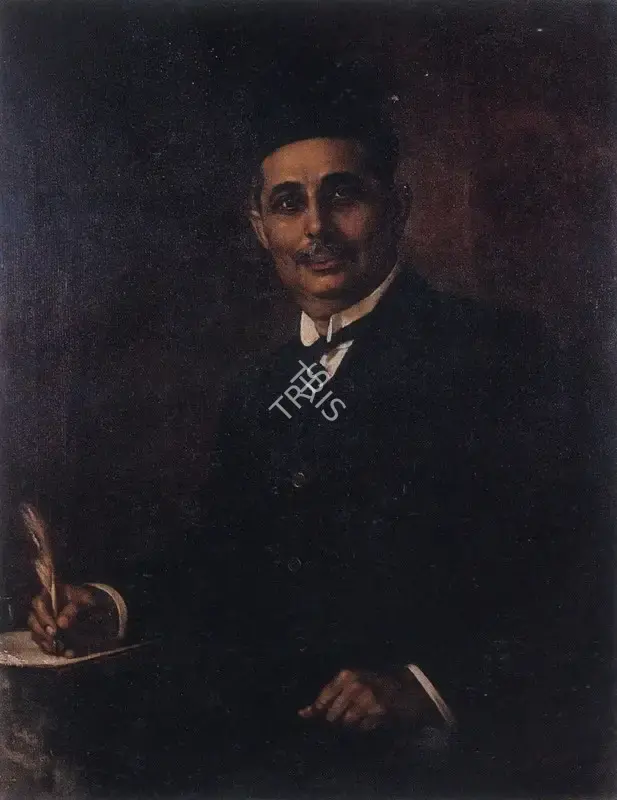 M.F. Pithawala (Artist), Portrait of a Gentleman, possibly Rustomjee Eduljee Mody, Painting