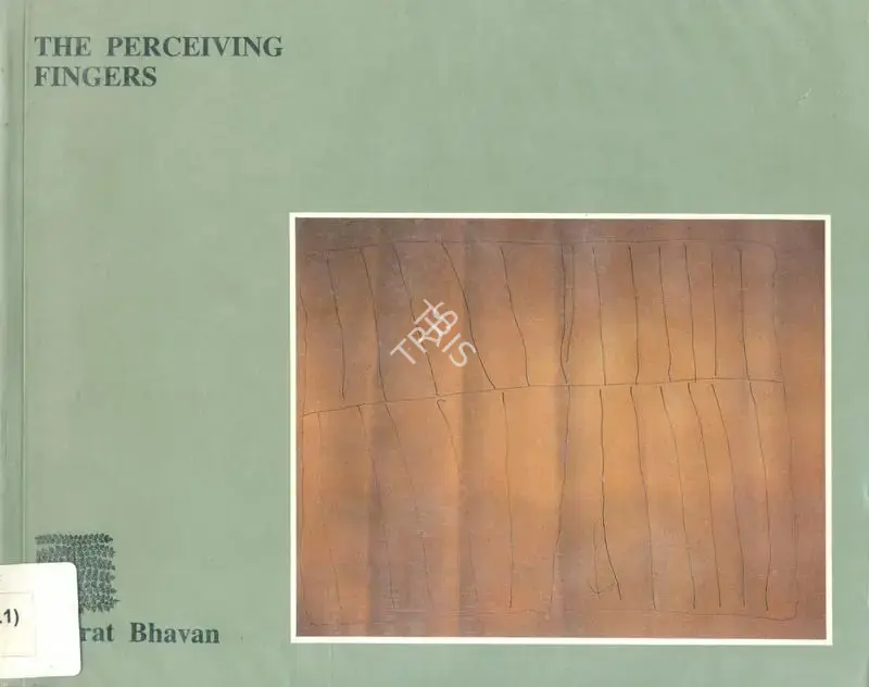 J. Swaminathan (Artist), Perceiving Fingers, 1987, Solo Exhibition Catalogue