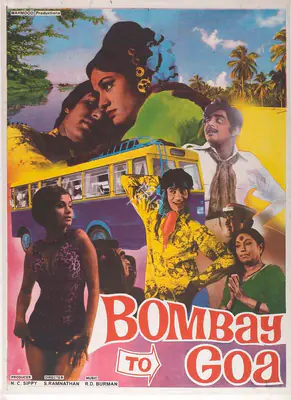 N.C. Sippy (Producer), Bombay To Goa, 1972, Full Sheet Poster