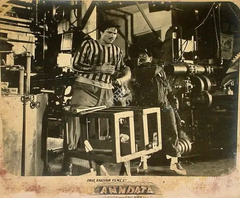 Sheikh Mukhtar (Producer), Anndata, 1952, Lobby Card