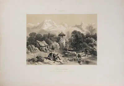 J.D. Hardinge (Lithographer), Fort of Chupayan, 1847, Lithograph