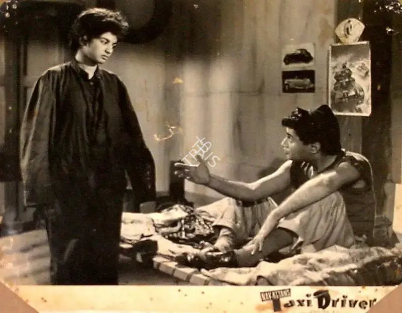 V. Ratra (Cinematographer), Taxi Driver, 1954, Lobby Card