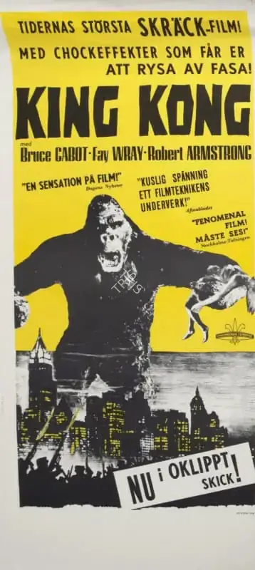 Merian C. Cooper (Director), King Kong, 1933, Poster
