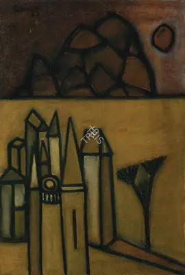 Akbar Padamsee (Artist), Untitled, 1953, Painting