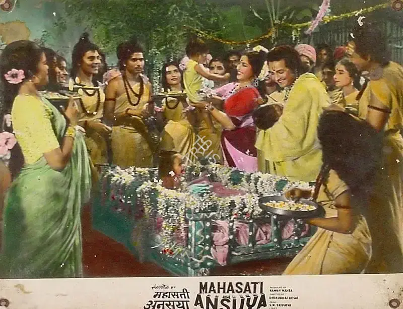 Ramraj Nahta (Producer), Mahasati Ansuya, 1965, Lobby Card