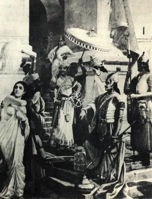 Raja Ravi Varma (Artist), Victory of Indrajit, 1905, Graphic Art