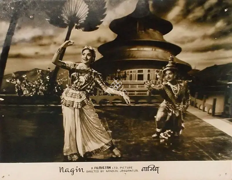 Nandlal Jashwantlal (Director), Nagin, 1954, Lobby Card