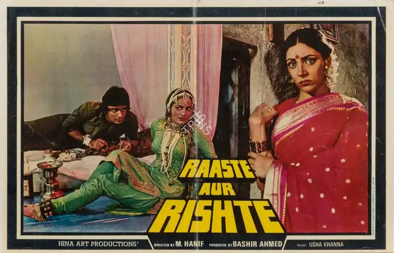 Bashir Ahmed (Producer), Raaste Aur Rishte, 1983, Full Sheet Poster