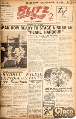 R.K. Karanjia (Editor), Blitz, 1942, Magazine