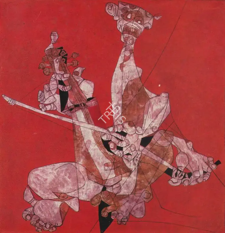 Gautam Vaghela (Artist), Painting, 1965, Painting