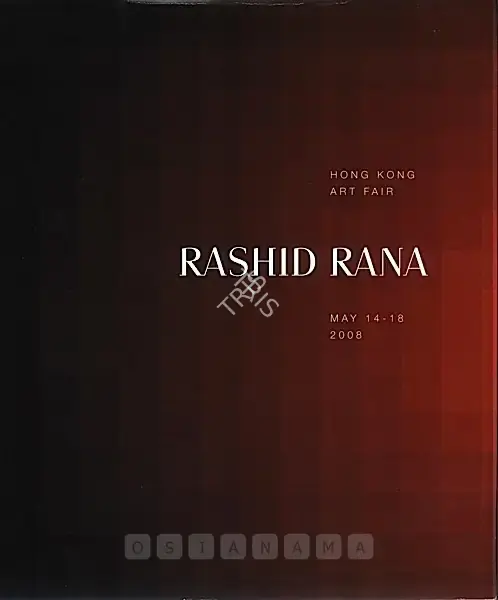 Rashid Rana (Artist), Rashid Rana, 2008, Solo Exhibition Catalogue