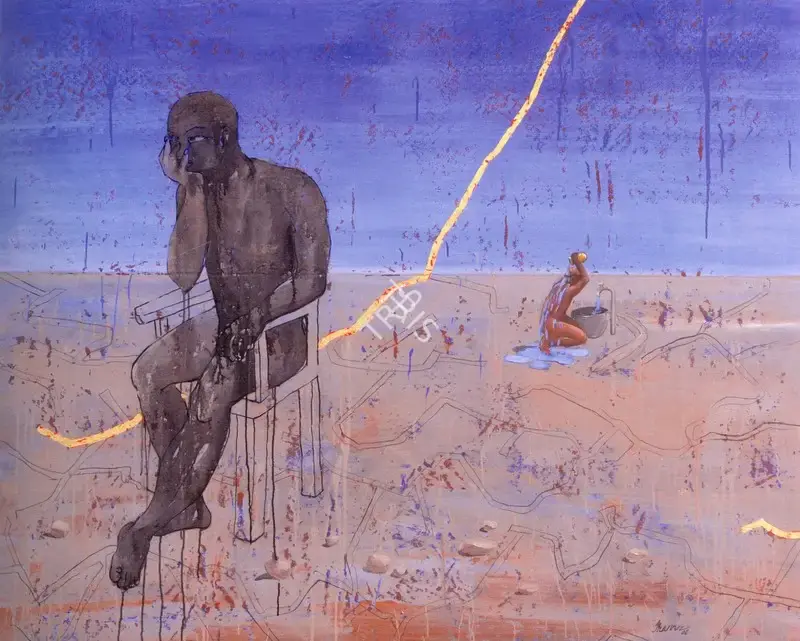 G.R. Iranna (Artist), Untitled, 2006, Painting