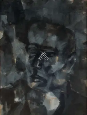 Akbar Padamsee (Artist), Untitled (Head), 1962, Painting