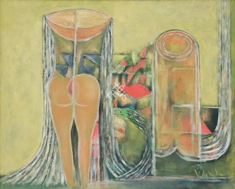 K.S. Kulkarni (Artist), Untitled, 1976, Painting