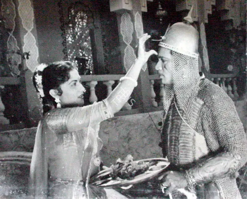 Gauri Shanker Goel (Producer), Amarsingh Rathaur, 1957, Photographic Still