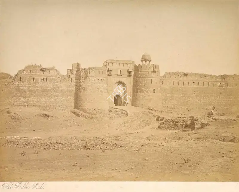 Unknown (Photographer), Old Delhi Fort, Antiquarian Photograph