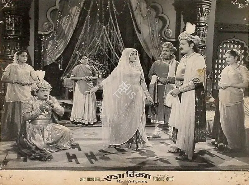 Dhirubhai Desai (Director), Raja Vikram, 1957, Lobby Card