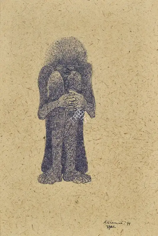 Krishen Khanna (Artist), Vyas, 1999, Painting