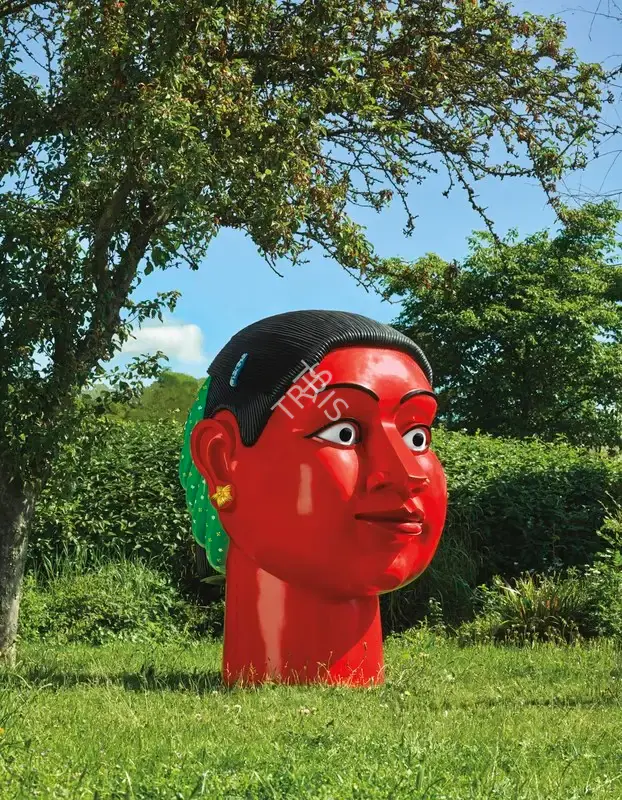 Reddy, Ravinder (Artist). Untitled (Red Head), 2007 | Sculpture, So.Lon/25.10.17, 2017 · Sotheby's