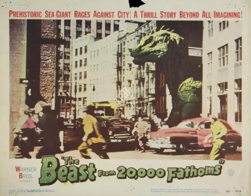 Jack Dietz (Producer), Beast from 20,000 Fathoms, 1953, Window Card