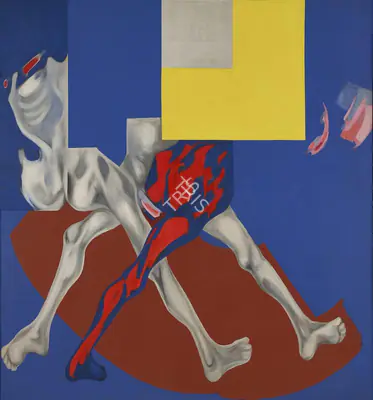 Ramachandran, A. (Artist). MOVEMENT III, c.1970 | Painting, AG.Onl/20.12.20, 2020 · Asta Guru