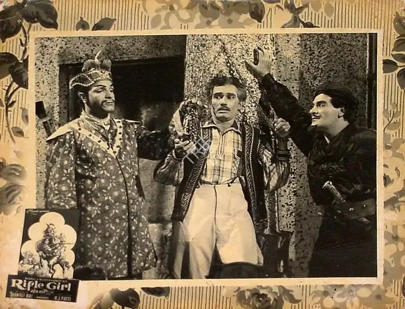 Dhanpat Rai (Producer), Rifle Girl, 1958, Lobby Card