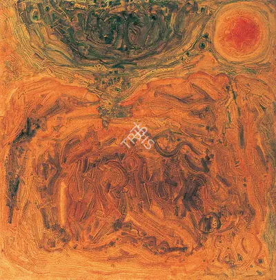 Ambadas (Artist), Roop-Bheda Series, 1970, Painting