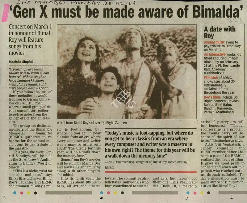 Manisha Singhal (Reporter), Gen X must be Aware of Bimalda, 2006, Newspaper Clipping